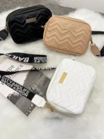 Embroidered Square Bag For Women, With Shoulder Strap - Image 6