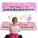Electronic Piano Keyboard With Microphone For Kids 37/61 Keys - Image 4