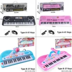 Electronic Piano Keyboard With Microphone For Kids 37/61 Keys - Image 5