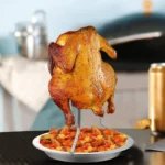 Stainless Steel Chicken Grill - Silver Color<br> - Image 2