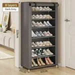 Multilayer Anti-Dust Shoe Storage Cabinet , Multi Color - Shoe Shelf - Image 6