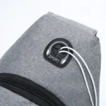 Small crossbody bag for men - grey<br> - Image 6