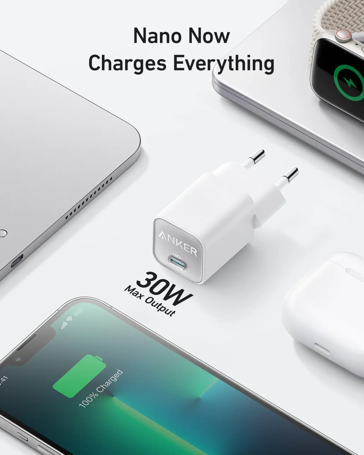 Anker USB C Fast Charger 30W (Nano 3) Portable Charger Type C Charger for iPhone and Galaxy<br> - Image 2