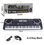 Electronic Piano Keyboard With Microphone For Kids 37/61 Keys - Image 9