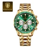 POEDAGAR Luxury Sports Watch Men Quartz Waterproof Luminous Date Stainless Steel - Image 9