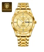POEDAGAR Men's Luxury Watch Waterproof Luminous Metal Bracelets - Image 13