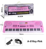 Electronic Piano Keyboard With Microphone For Kids 37/61 Keys - Image 8